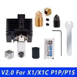 Hotend For Bambu Lab P1P X1C P1S X1 V2.0 Upgrade Hot End Print Head 3D Printing Parts for Bambulab