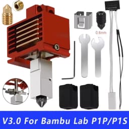 Hotend For Bambu Lab P1P X1C P1S X1 V2.0 Upgrade Hot End Print Head 3D Printing Parts for Bambulab