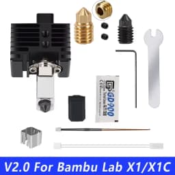 Hotend For Bambu Lab P1P X1C P1S X1 V2.0 Upgrade Hot End Print Head 3D Printing Parts for Bambulab
