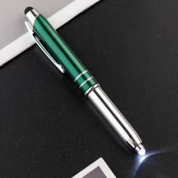 3-in-1 Multi-function Metal Capacitive Pen Portable Ballpoint Pen Outdoor Tool Pen With Light Touch Screen Pen