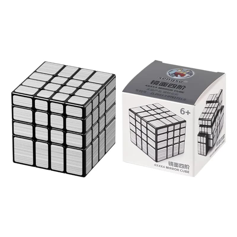 [Picube] Sengso 4x4x4 Mirror Magic Cube Professional 4x4 Speed Puzzle Children's Toy Game Gift 4×4 Special Original Magico Cubo