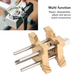 Watch Movement Holder Fixing Base Watch Back Remover Batteries Replacement Tool Adjustable Watch Repair Tool for Watchmakers