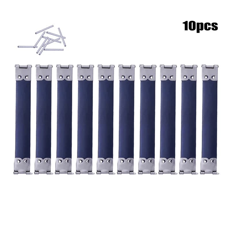 10Pcs DIY Metal Internal Flex Frames Clasp Lock Bag Purse Handbag Handle Replace Hinges Spring Clip Vintage Sewing Accessories