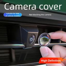2PCS Car Camera Protective Cover Front Bumper Camera Anti-Scratch Shield Lens Guard PC Protective Cover Kits