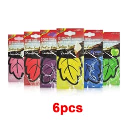 Car Air Freshener Hanging Perfume Odor Eliminator Long-Lasting Fragrance Leaf Paper Auto Aromatherapy Deodorant Supplies Gadgets