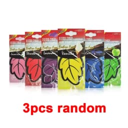 Car Air Freshener Hanging Perfume Odor Eliminator Long-Lasting Fragrance Leaf Paper Auto Aromatherapy Deodorant Supplies Gadgets