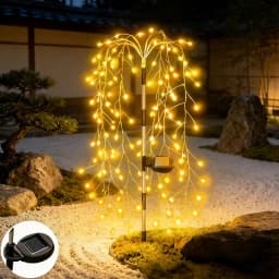 LED Wire String Fairy Light Solar Firework Lights Outdoor Waterproof Solar Lawn Lamp for Villas Gardens Paths Party Decor