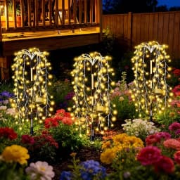 LED Wire String Fairy Light Solar Firework Lights Outdoor Waterproof Solar Lawn Lamp for Villas Gardens Paths Party Decor