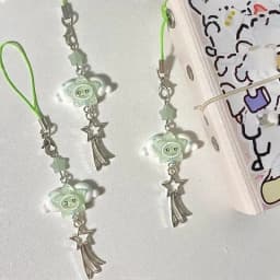 Japanese Sweet Cloud Star Pendant Bag Decoration Cute Doll Key Pendant Mobile Phone Chain Mobile Phone Accessories Keychain Gift