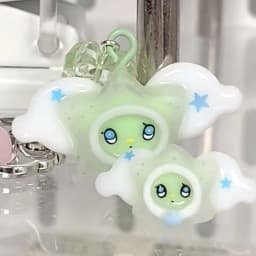 Japanese Sweet Cloud Star Pendant Bag Decoration Cute Doll Key Pendant Mobile Phone Chain Mobile Phone Accessories Keychain Gift