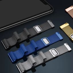 Magnetic Loop for Amazfit GTS/4/2//GTS4 Mini/BALANCE/Active 2/3/4 20mm 22mm Metal Mesh Smartwatch Bracelet Amazfit Bip 5 6 Strap