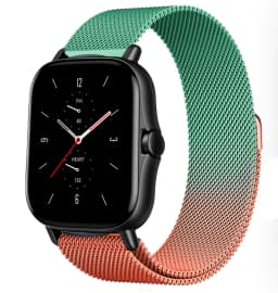 Magnetic Loop for Amazfit GTS/4/2//GTS4 Mini/BALANCE/Active 2/3/4 20mm 22mm Metal Mesh Smartwatch Bracelet Amazfit Bip 5 6 Strap