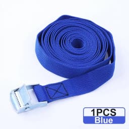 2M Buckle Tie-Down Belt Cargo Straps for Car Motorcycle Bike with Metal Buckle Tow Rope Strong Ratchet Belt for Luggage Bag