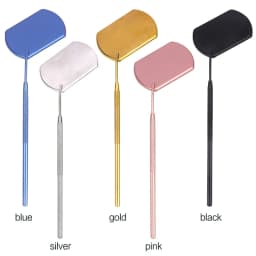 1 Pc Magnifying Checking Eyelash Extension Makeup Mirror Stainless Steel Handle Beauty Tool for False Eyelashes Grafting Tools