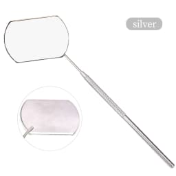1 Pc Magnifying Checking Eyelash Extension Makeup Mirror Stainless Steel Handle Beauty Tool for False Eyelashes Grafting Tools