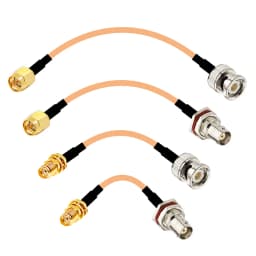 SMA Male Female Nut to BNC Plug Jack Pigtail Cabel Adapter RG316 15cm/30cm/50cm/100cm