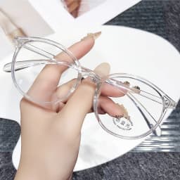 New Arrival Computer Glasses PC Frame Women Men Anti Blue Light Round Eyewear Blocking Glasses Optical Spectacle Eyeglass