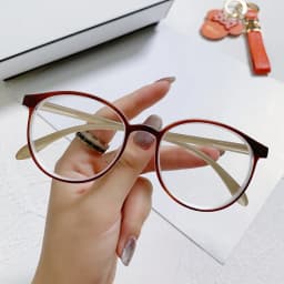 New Arrival Computer Glasses PC Frame Women Men Anti Blue Light Round Eyewear Blocking Glasses Optical Spectacle Eyeglass