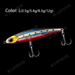 LETOYO Sinking Pencil 17g 12g-3.5g Artificial bait hard baits trout bass lures Wobblers for Pike fishing lure spinning stickbait