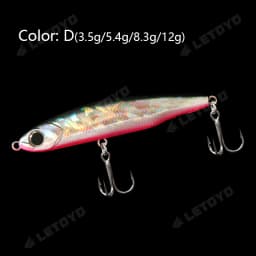 LETOYO Sinking Pencil 17g 12g-3.5g Artificial bait hard baits trout bass lures Wobblers for Pike fishing lure spinning stickbait