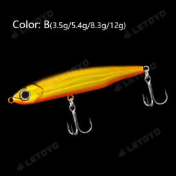 LETOYO Sinking Pencil 17g 12g-3.5g Artificial bait hard baits trout bass lures Wobblers for Pike fishing lure spinning stickbait