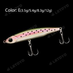 LETOYO Sinking Pencil 17g 12g-3.5g Artificial bait hard baits trout bass lures Wobblers for Pike fishing lure spinning stickbait