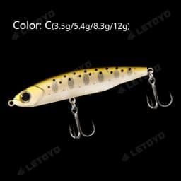 LETOYO Sinking Pencil 17g 12g-3.5g Artificial bait hard baits trout bass lures Wobblers for Pike fishing lure spinning stickbait
