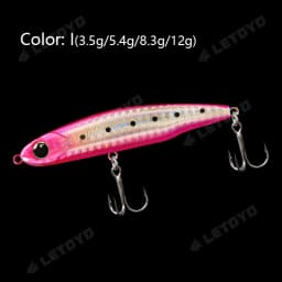 LETOYO Sinking Pencil 17g 12g-3.5g Artificial bait hard baits trout bass lures Wobblers for Pike fishing lure spinning stickbait