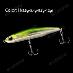 LETOYO Sinking Pencil 17g 12g-3.5g Artificial bait hard baits trout bass lures Wobblers for Pike fishing lure spinning stickbait
