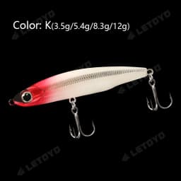 LETOYO Sinking Pencil 17g 12g-3.5g Artificial bait hard baits trout bass lures Wobblers for Pike fishing lure spinning stickbait