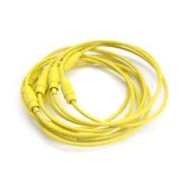 20-10pcs/Lot Stainless Steel Wire Keychain Ring key keyring for Luggage Tags 15cm Long Cable Loop Screw Lock Rope Outdoor Tools