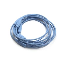 20-10pcs/Lot Stainless Steel Wire Keychain Ring key keyring for Luggage Tags 15cm Long Cable Loop Screw Lock Rope Outdoor Tools