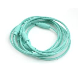 20-10pcs/Lot Stainless Steel Wire Keychain Ring key keyring for Luggage Tags 15cm Long Cable Loop Screw Lock Rope Outdoor Tools