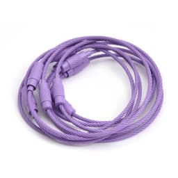 20-10pcs/Lot Stainless Steel Wire Keychain Ring key keyring for Luggage Tags 15cm Long Cable Loop Screw Lock Rope Outdoor Tools