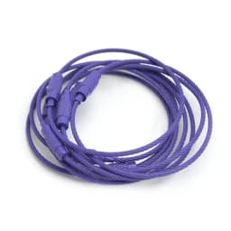 20-10pcs/Lot Stainless Steel Wire Keychain Ring key keyring for Luggage Tags 15cm Long Cable Loop Screw Lock Rope Outdoor Tools
