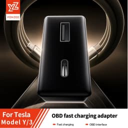 YZ For Tesla Model 3 Y YL X S Highland Juniper 2019-2026 OBD Adapter Charging For Tesla Carobd2 Splitter Charger Adapters