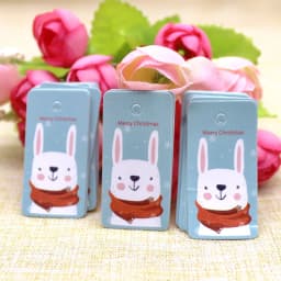 100pcs Kraft Paper Tags with Strings Handmade with Love Hang Tags Garment Tags for Candy/Gift/Cookies Display Packing Label Card