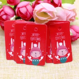 100pcs Kraft Paper Tags with Strings Handmade with Love Hang Tags Garment Tags for Candy/Gift/Cookies Display Packing Label Card