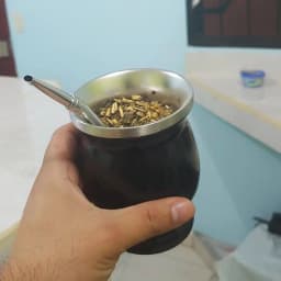UPORS Yerba Mate Cup 304 Stainless Steel Double Wall 8oz Argentine Yerba Mate Gourd With Illas and Cleaning Brush