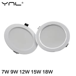 7W 9W 12W 15W 18W Spot LED Downlight AC 220V 240V Waterproof Warm White Cold White Kitchen Round Recessed Lamp LED Spot Lighting