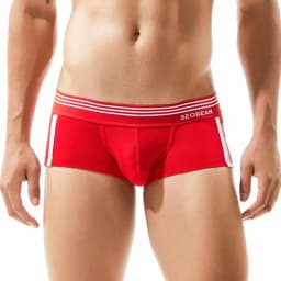 SEOBEAN Brand Men's Underwear Boxers Shorts Breathable Cotton Underpants Comfortable Sexy Panties Boxer For Man
