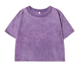 100% Cotton Washed T-Shirts For Women Loose O-Neck Crop Tops Y2k Street Female Clothes Summer Casual Vintage Short Sleeve Tees