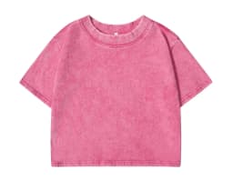 100% Cotton Washed T-Shirts For Women Loose O-Neck Crop Tops Y2k Street Female Clothes Summer Casual Vintage Short Sleeve Tees