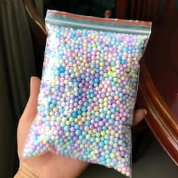 14000Pcs Polystyrene Filler Styrofoam Balls Bottle DIY Snow Mud Accessorie Small Tiny Foam Beads for Gift Box Balloon Decoration