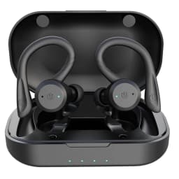 20 Hours Play Time Swimming Waterproof Bluetooth Earphone Dual Wear Style Sport Wireless Headset TWS IPX7 Earbuds Stereo