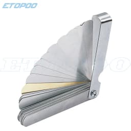 0.04-0.88mm 32 Blades Feeler Gauge Metric Gap Filler Thickness Gage Measurment Tool 1-15mm Plug Feeler