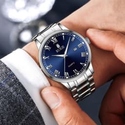 RUIGE Fashion Men's Watch Roman Scale Minimalist Men's Famous Watch Night Glow Waterproof Trendy Watch