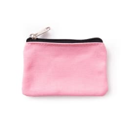 DIY Plain Canvas Cotton Bag Pure Zipper Coin Key Bag Money Pocket Women Men Hand-held Coin Purse Small Wallet Kid