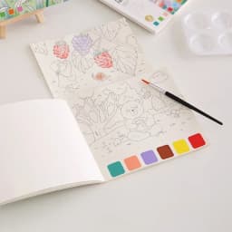 20Sheets Creative Watercolor Painting Book for Kids Fairy Tale Animal Flowers Gouache Graffiti Drawing Picture Children DIY Toys