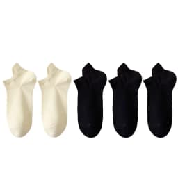 5 Pairs/Lot Socks women's Casual Breathable White Ankle Sock Summer Low Cut Thin Short No-Show Elastic Sox Calcetines